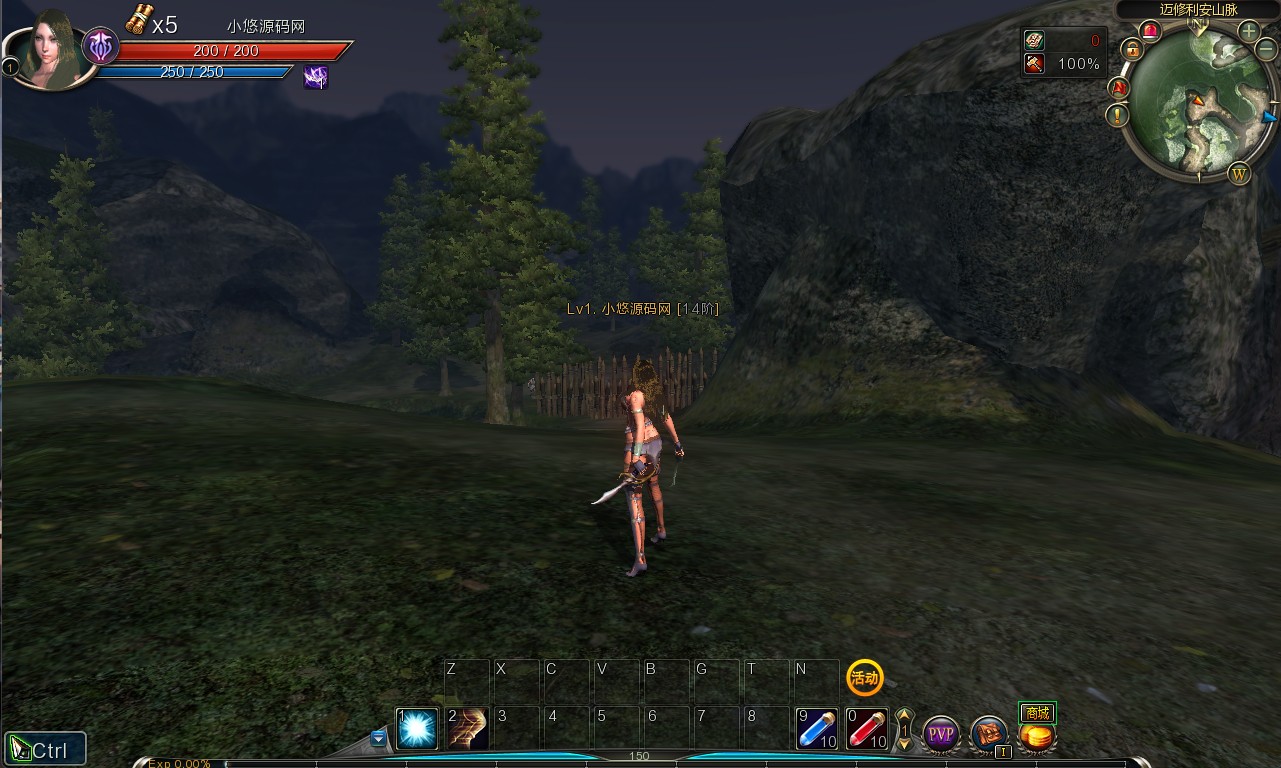 【Ninth大陆】3D动作MMORPG端游WIN服务端+网页注册+GM命令+PC客户端+架设教程