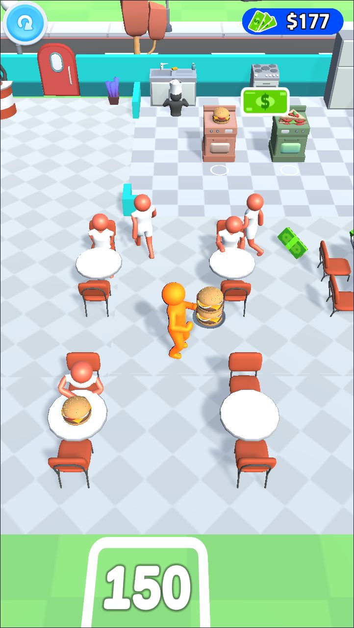 【超级汉堡店H5】休闲三网小游戏H5游戏Win+Linux服务端+架设教程-小悠源码网